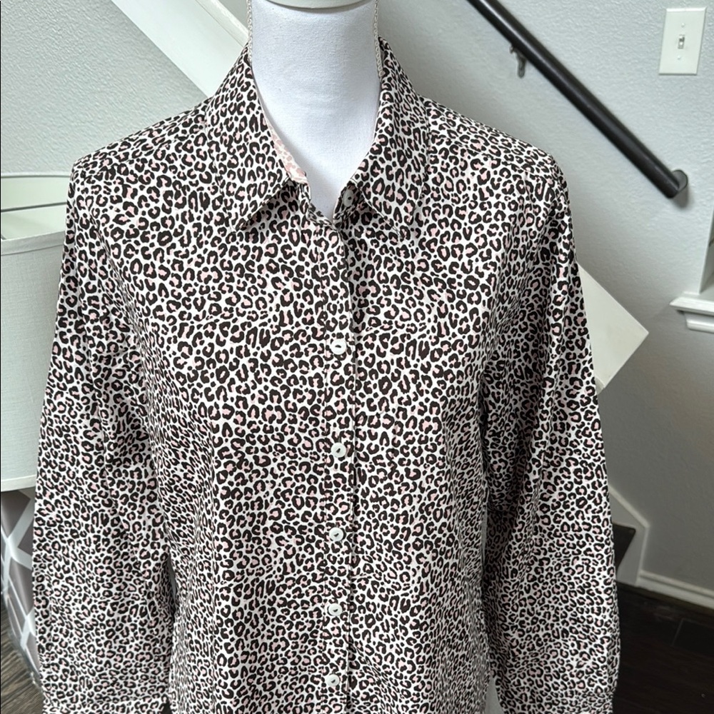 Foxcroft Luxe Leopard Long Sleeve Tunics - Picture 3 of 16